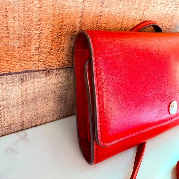 Coach Red Mini Slim Wallet Crossbody - Picture 4 of 14